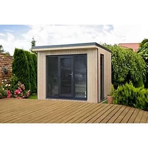 Forest Garden Xtend 2.98 x 2.9m Insulated Garden Office with 1/4 Window