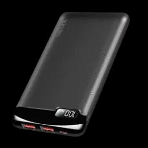 LogiLink Mobile Power Bank, LiPo, 10.000mAh, black, LCD display,...