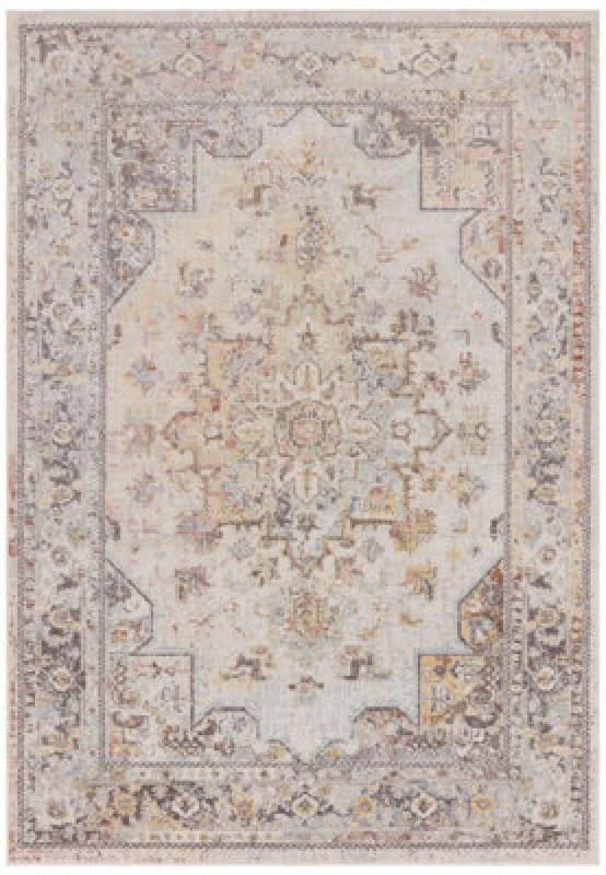 LORD OF RUGS Flores Ester FR05 Traditional Classic Bordered Persian Floral Rug in Multi X-Large 200x290cm (6'7"x9'6") FLRE2002900005
