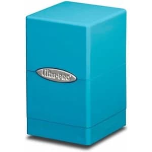 Ultra Pro Light Blue Satin Tower Deck Box