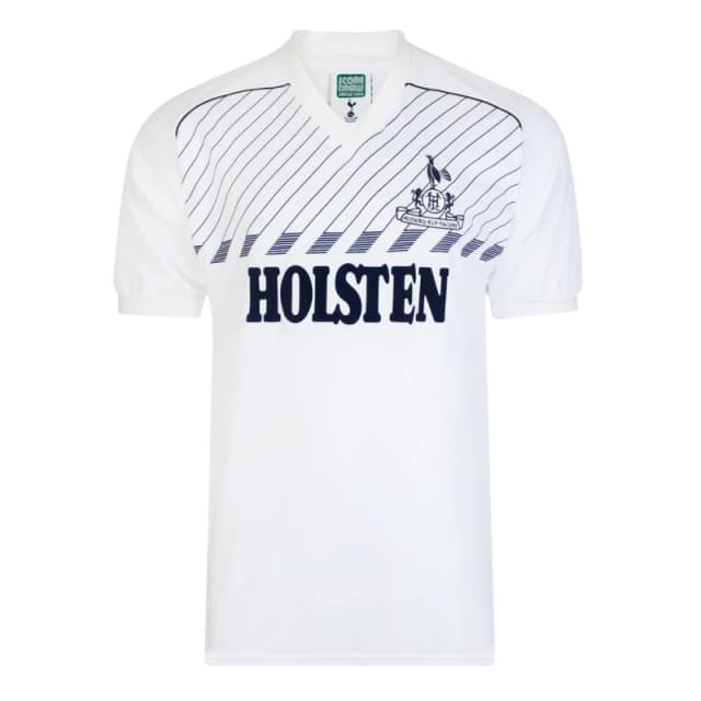Score Draw Tottenham Hotspur 1986 Retro Football Shirt SPURS86HPYSS-XL XL Mens Sportswear