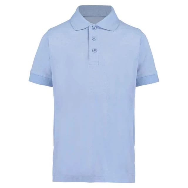 Kustom Kit Klassic Superwash 60C Polo Shirt in Light Blue Size: 3-4 Years Light Blue Unisex 3-4 Years