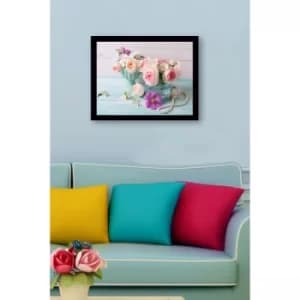 SC0889 Multicolor Decorative Framed MDF Painting