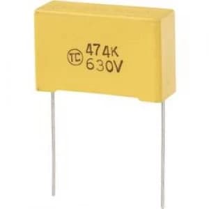 MKS thin film capacitor Radial lead 0.47 uF 630 Vdc 5 27.5mm L x W x H 32 x 11 x 20 mm