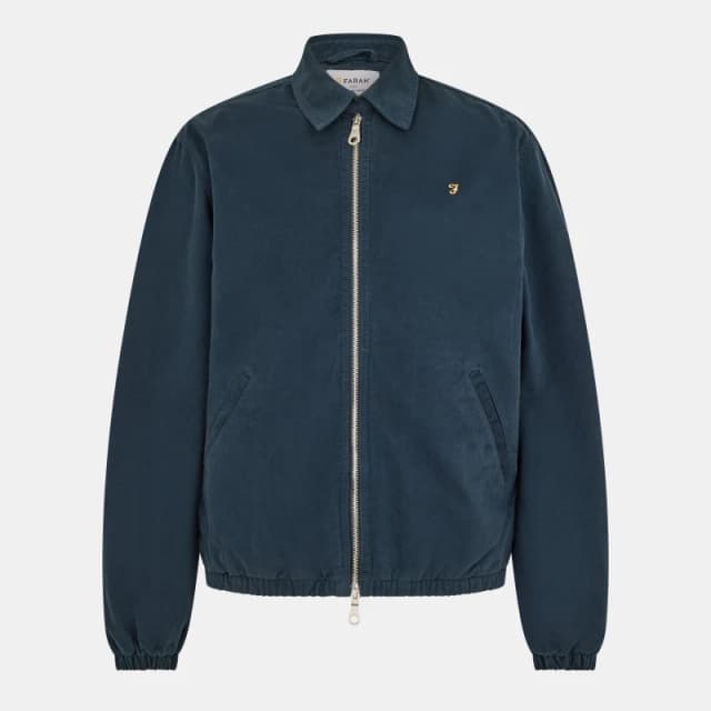 Farah Mens Cane Blouson Lightweight Overshirt True Navy male Small