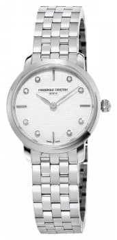 Frederique Constant Womens Slimline Diamond Dial Watch