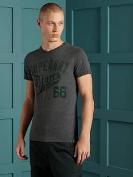 Superdry Re-Worked Classic T-Shirt - Dark Grey Size M Men