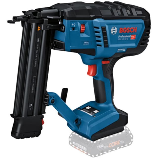 Bosch GNH 18V-50 M 18v Cordless 18 Gauge 2nd Fix Nail Gun 0601482400 Batteries: No Batteries