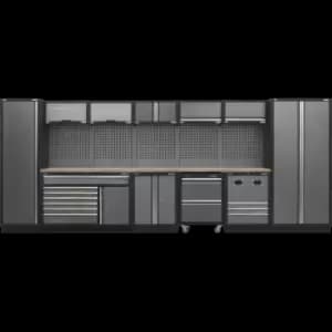 Sealey Superline Pro MSS Wood Worktop Storage Combo 4915mm 460mm 2000mm