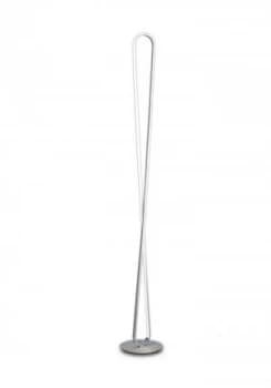 Floor Lamp 50W LED 3000K, 4300lm, Dimmable, White, Frosted Acrylic