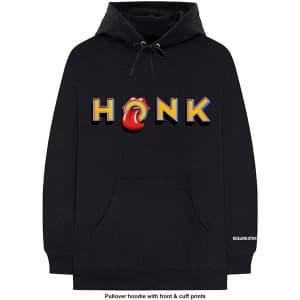 The Rolling Stones - Honk Letters Mens XX-Large Pullover Hoodie - Black