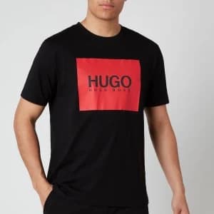 Hugo Boss Dolive Large Logo T-Shirt Black Size L Men