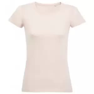 SOLS Womens/Ladies Milo Organic T-Shirt (M) (Creamy Pink)