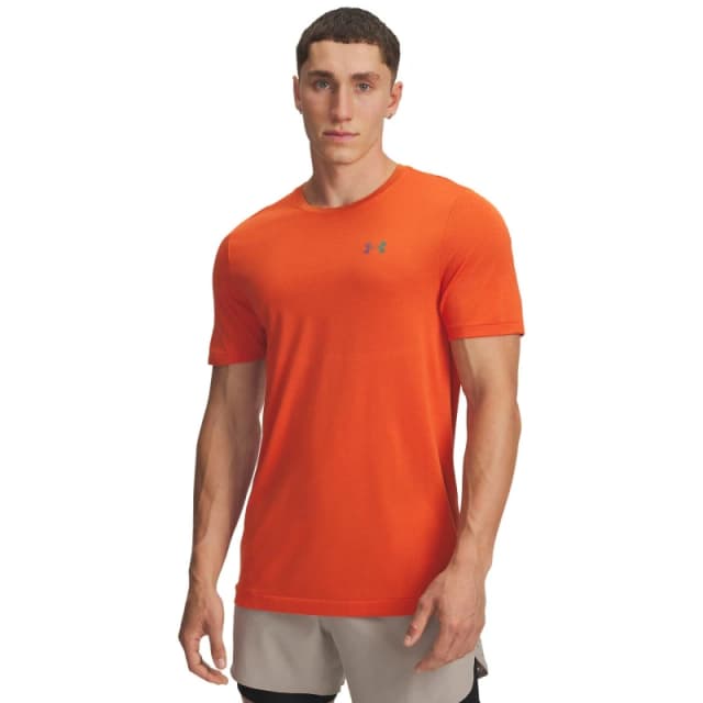 Under Armour UA Vanish Elite Seamless Short Sleeve Mens Orange Base male M