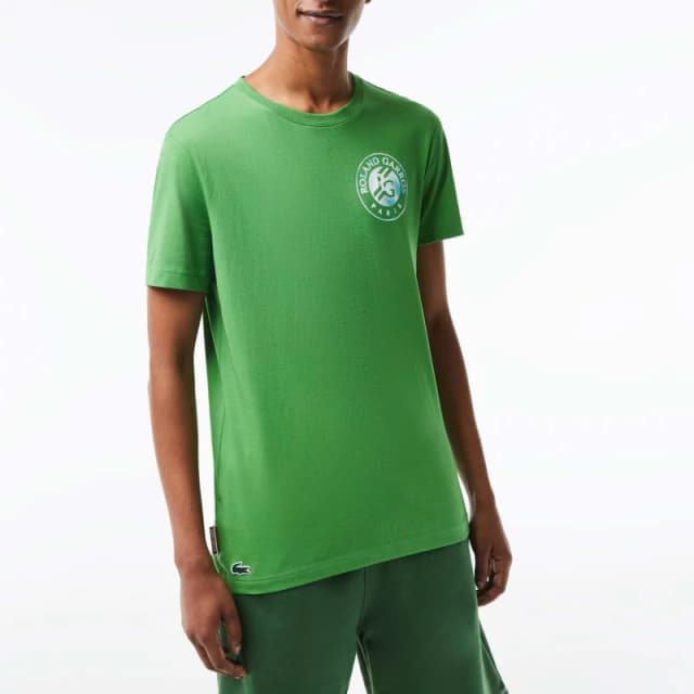 Lacoste Roland Garros Edition Logo T-Shirt - Green Green S