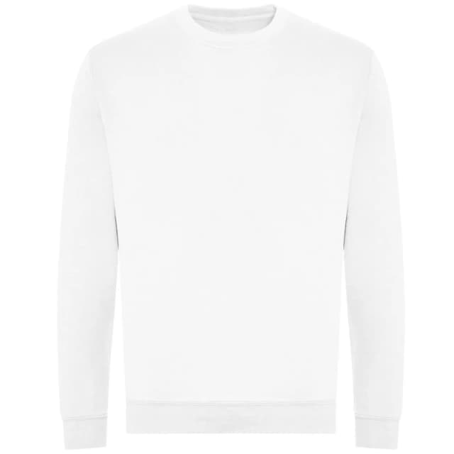 AWDis AWDis Men Plain Sweatshirt in White Size: X-Small White XS Male 5059699653900