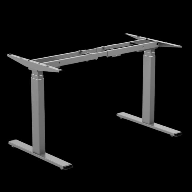 LogiLink Sit-stand desk frame. dual motor. easy-use controller. grey