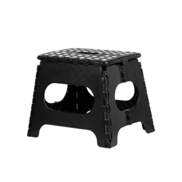 Innoteck Essentials Medium Folding Step Stool - Black