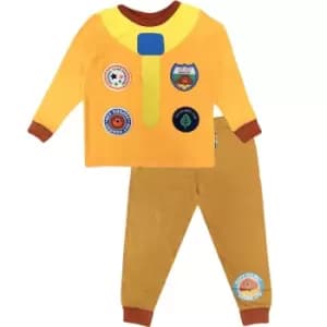 Hey Duggee Boys Squirrel Club Pyjama Set (3-4 Years) (Mustard Yellow)