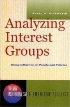 Analyzing Interest Groups by Scott Ainsworth Paperback
