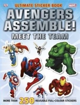 Marvel Avengers Assemble Ultimate Sticker Book Meet the Team by Dk Book