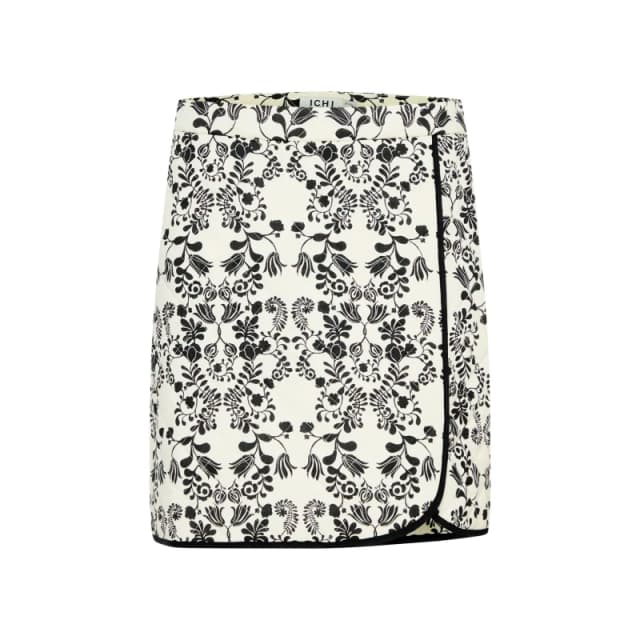 Ichi Mini skirt woman Ichi Gizaro Blanc Female 40