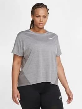 Nike Running Miler Tee - Grey (Curve)