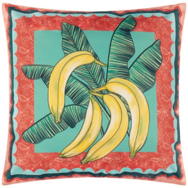 Furn Furn Anemone Bananas Printed Outdoor Cushion Size: 45cm x 45cm Multi 45cm x 45cm Unisex 5025532850508