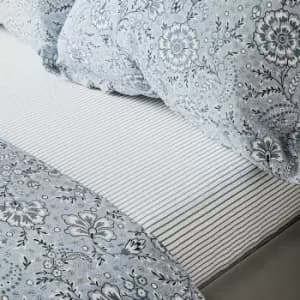 Bedeck of Belfast Azora Kingsize Fitted Sheet, Chambray