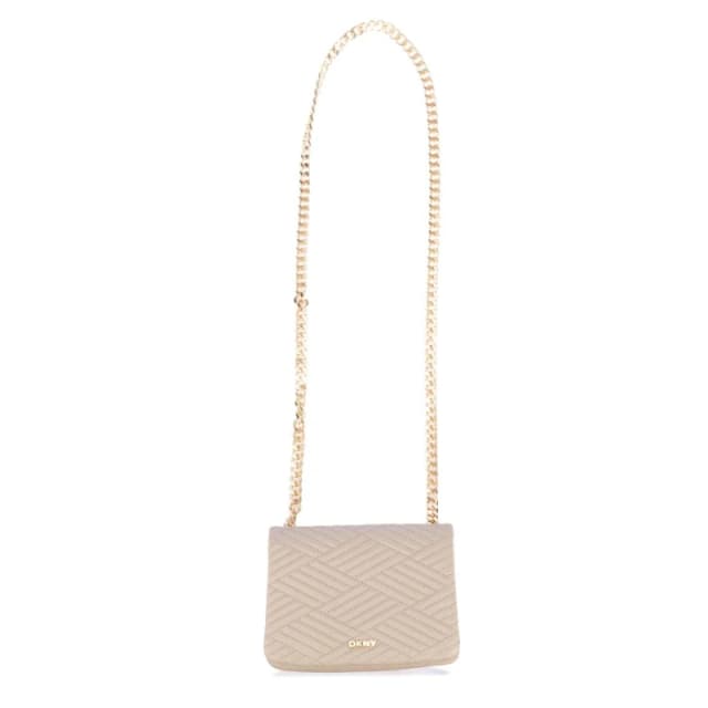 DKNY Deedra Flap Crossbody Bag Beige female One Size