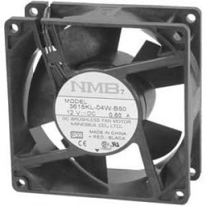 Axial fan 12 Vdc 93 m3h L x W x H 92 x 92 x 25mm NMB Minebea