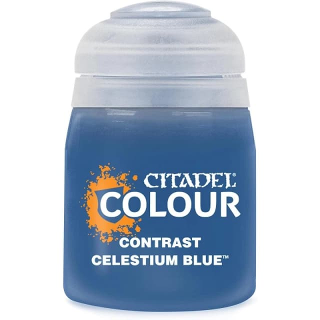 Citadel Games Workshop Colour Contrast: Celestium Blue (18ml) Paint Multi