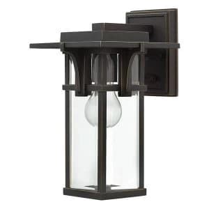 1 Light Outdoor Small Wall Lantern Light Oil Rubbed Bronze IP44, E27
