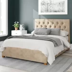 Aspire Olivier Ottoman Bed Kimyo Linen Beige King
