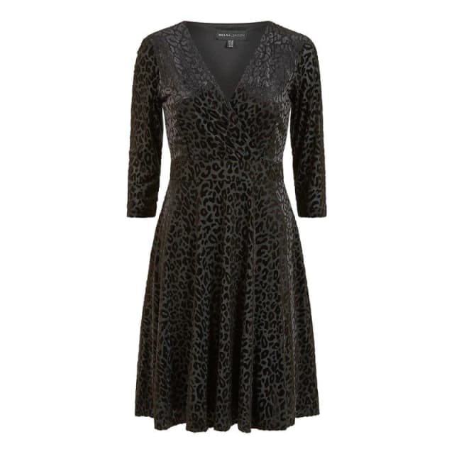 Mela London Mela Wrap Sktr Drss - Black 8