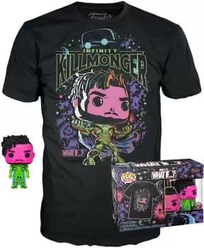 What If...? Infinity Killmonger (black light) - T-Shirt plus Funko - POP! & Tee Funko Pop! multicolor