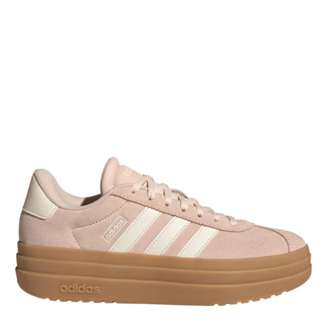 adidas VL Court Bold Womens Trainers Blush/Wht/Gum female 4 (36.7)