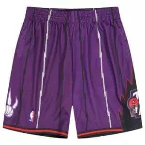 Mitchell And Ness Nba Toronto Raptors Swingman Shorts, Purple White, Male, Shorts, SMSHGS18255-TRAPURP9