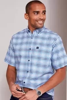 Short Sleeve Oxford Check Shirt