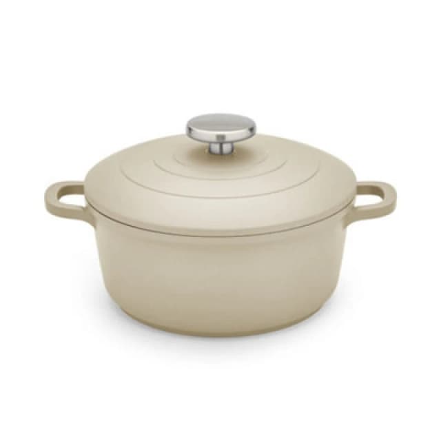 Morphy Richards 20cm Cast Aluminium Casserole Dish cream ONE SIZE