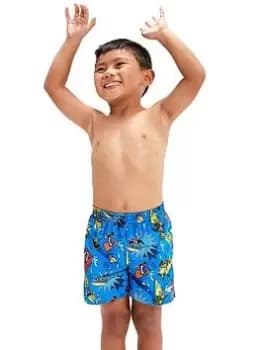 Speedo Boys Learn To Swim 11" Watershort - Blue Print, Blue Print, Size 1-2 Years