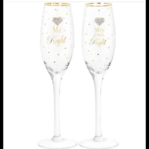 Mad Dots Mr & Mrs Right Flutes By Lesser & Pavey