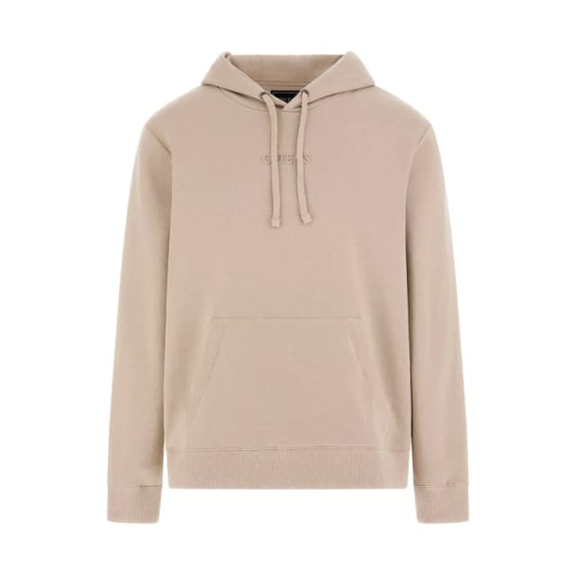 Guess Hooded sweatshirt Guess Roy Embossed Beige Male M