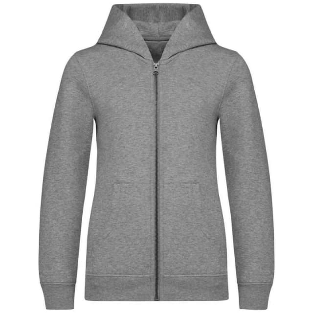Native Spirit Full Zip Hoodie in Light Grey Size: 4-6 Years Light Grey Unisex 4-6 Years