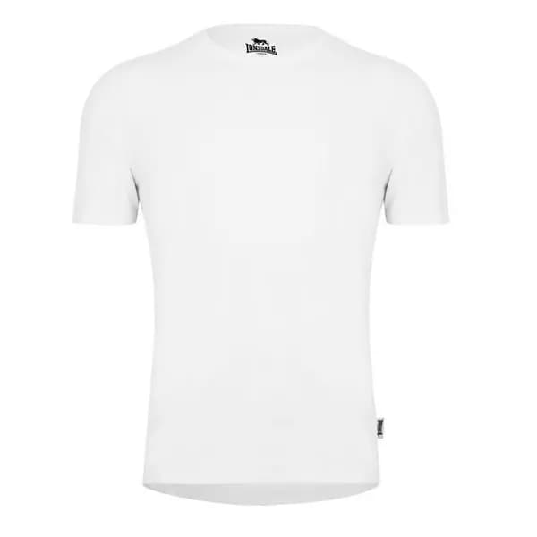 Lonsdale Single T Shirt Mens - White S