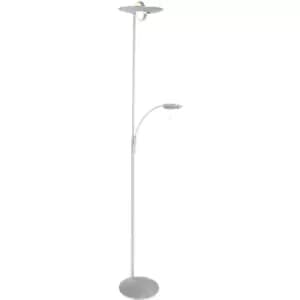 Sienna Zenith LED Mother & Child Lamp Steel Brushed, Chrome Polished, Plastic Matt