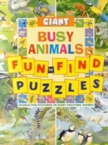 Giant Fun to find Puzzles Busy Animals