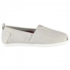 SoulCal Long Beach Childs Canvas Slip Ons - Grey Denim
