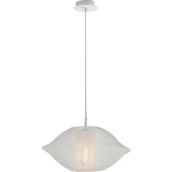 Fan Europe Lighting - Fan Europe HAREM Wire Frame Pendant Ceiling Light White 40x21cm
