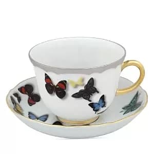 Vista Alegre Butterfly Parade by Christian Lacroix Tea Cup & Saucer